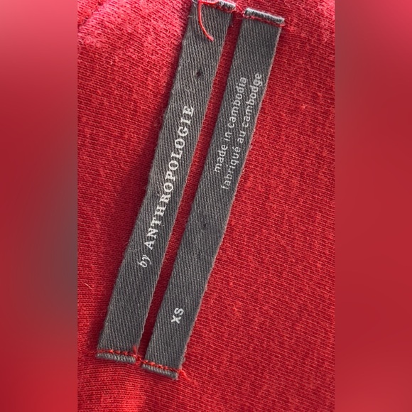 Anthropologie Red Tank Top size XS - Picture 6 of 9